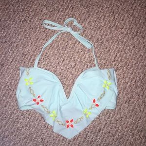 XHILARATION BANDEAU BIKINI TOP