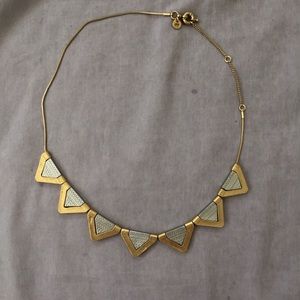 Madewell Brass & Silver Statement Necklace