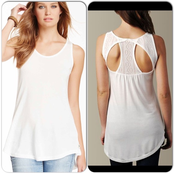 Authentic True Religion Crochet Back Tank- Medium