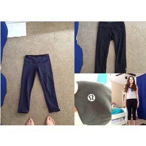 Reversible lulu lemon cropped pants...
