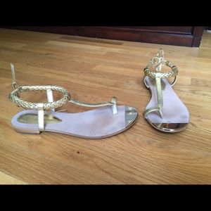 Gold Sandals