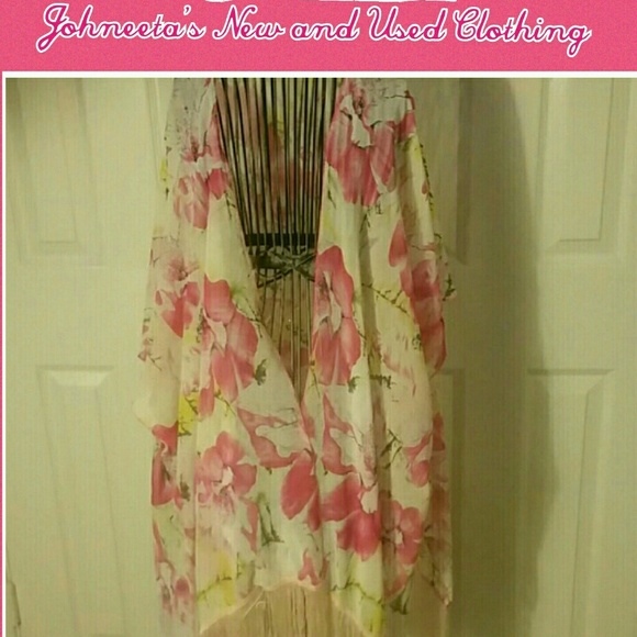 SOLD Beautiful  Spring Colored Kimono