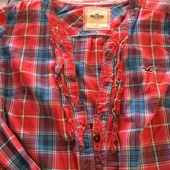 Hollister plaid shirt