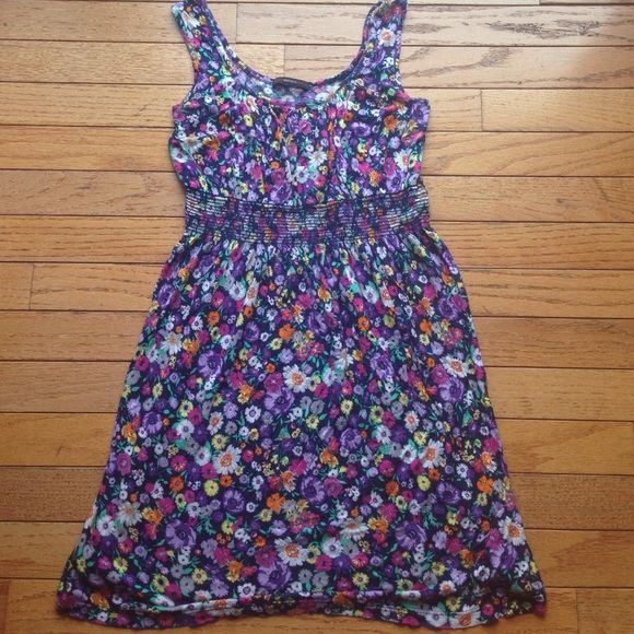 Flower printed dress