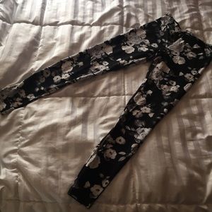 Floral tights