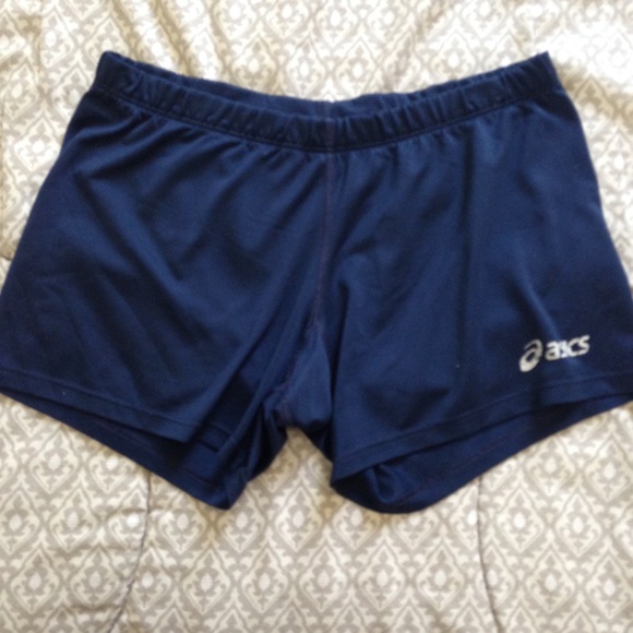 Navy blue spandex