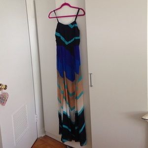 Floaty maxi with short under dress