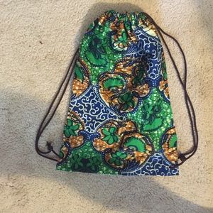 Hand made string backpack