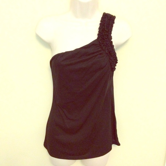 Black one strap top NWOT