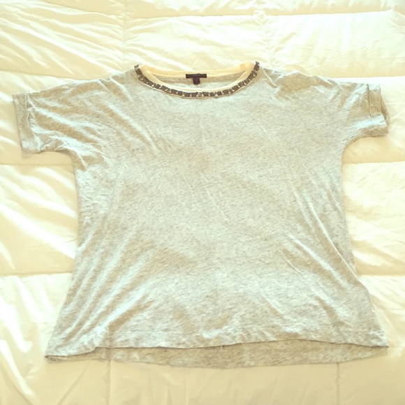 J. Crew Embellished Lightweight Tee