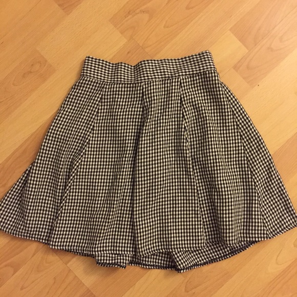 plaid brandy skirt