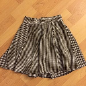 plaid brandy skirt