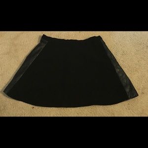Black skater skirt