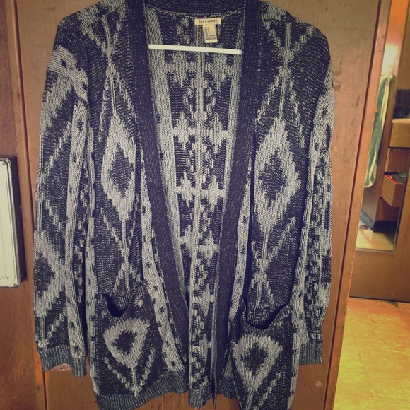 Grey cardigan