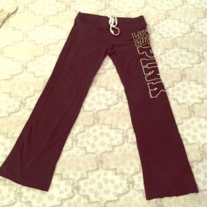 Black Victoria Secret Sweats