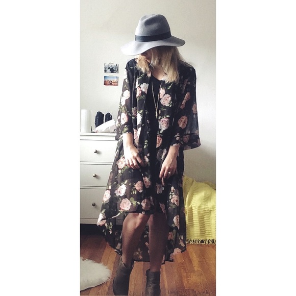 Floral Silk Kimono