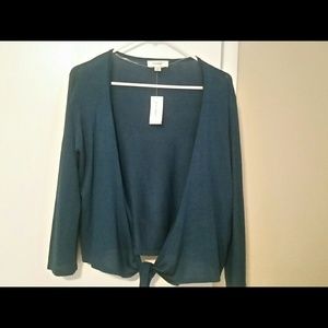 NWT Dressbarn 3/4 teal cardigan.