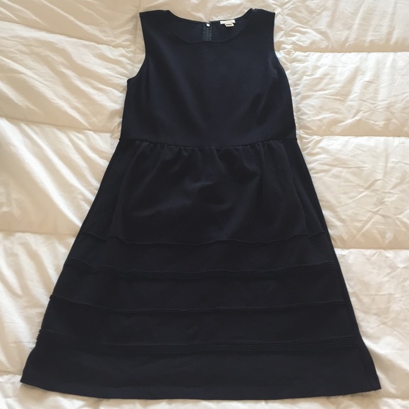 J. Crew Navy Sleeveless Dress - with pockets!