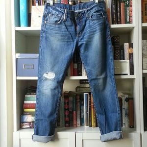 Level 99 fitted boyfriend jeans