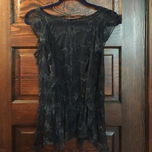 Babydoll lace top