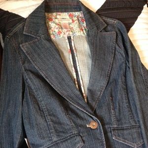 Denim blazer
