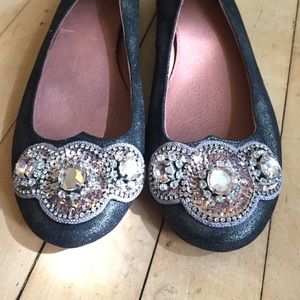 Anthropologie Jeweled Flats (size 7.5)