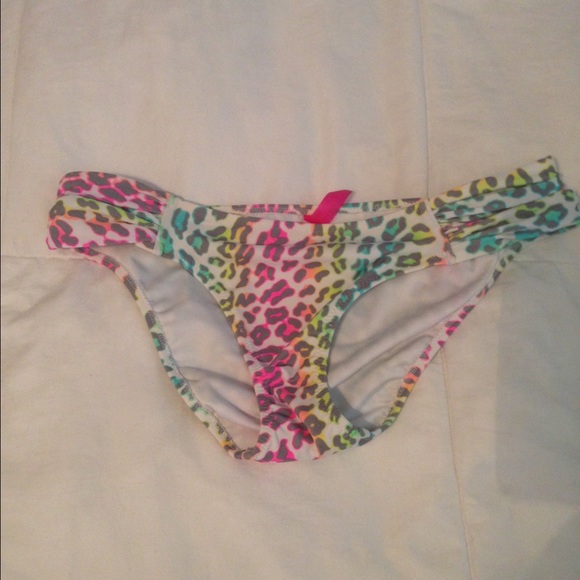 Colorful Leopard Bikini Bottoms