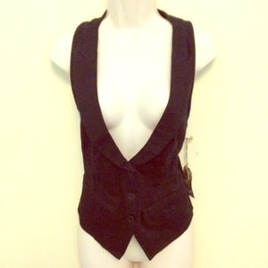 Black Converse vest NWT