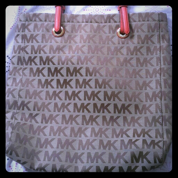 Brown/orange MK handbag