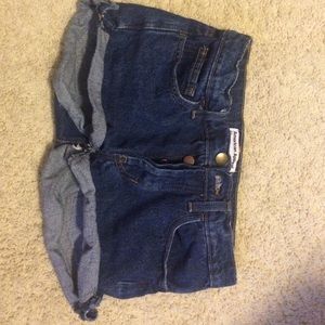 American Apparel jean shorts