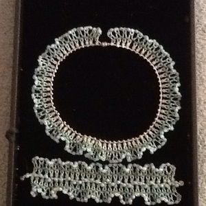 Neckless with matching bracelet