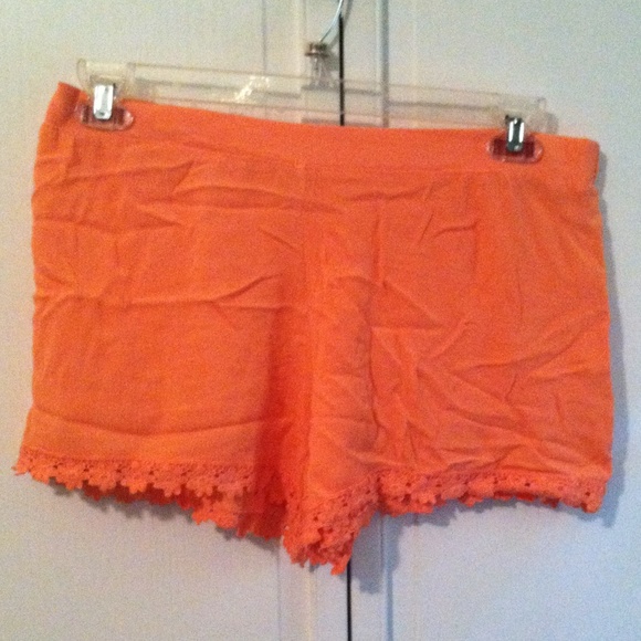 Salmon/Peach colored shorts