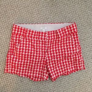 J. Crew printed chino shorts