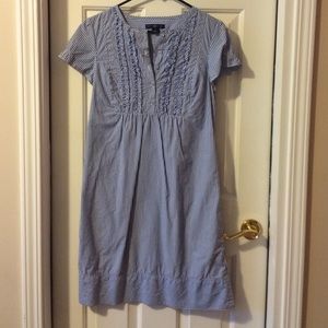 Gap blue seersucker dress, size 4