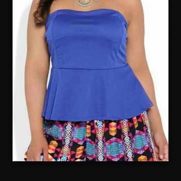 Sold in BUNDLE!  Peplum Tube Top