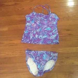 Land's End Tankini Swimsuit