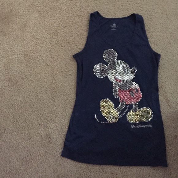 Mickey Mouse shirt designed with sparkles