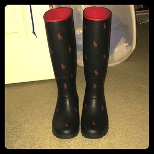 Ralph Lauren rubber rain boots