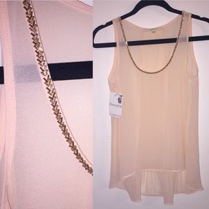 NWT TANK WITH SEQUINS DETAIL