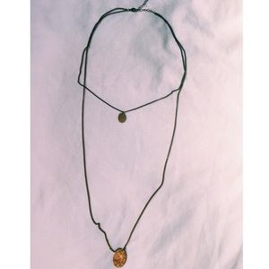 Double Pendant Necklace