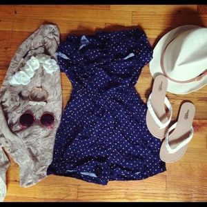 Polka dot romper