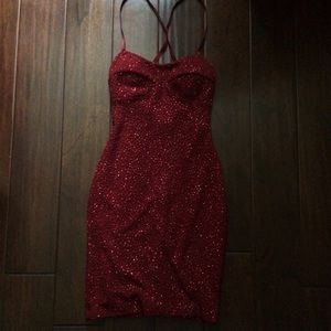 ❌SOLD❌Cranberry Bodycon Dress