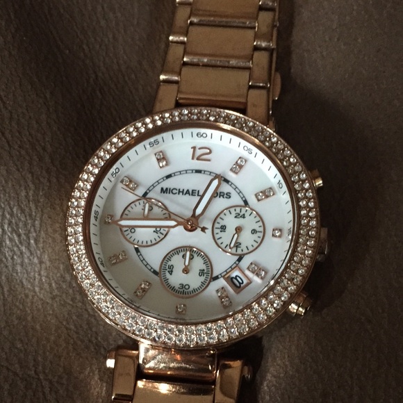 Michael Kors Gold Crystal  Watch!!-ALERT! ON HOLD