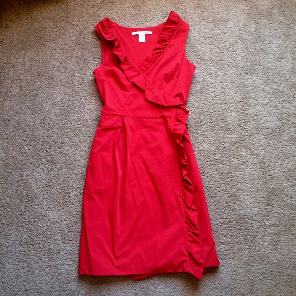 Diane Von Furstenberg red dress