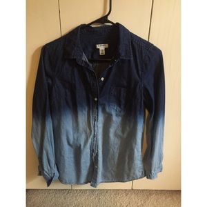 Ombre chambray shirt