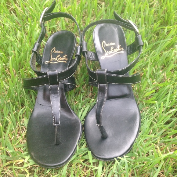 Christian Louboutin  black sandals