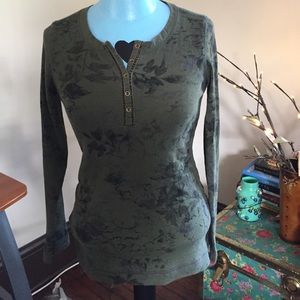 Forest green top size S