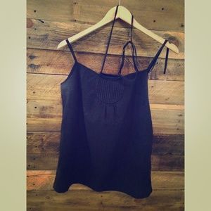 Joes black strappy tank top