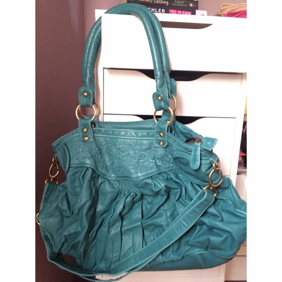 Deux Lux Turquoise Weekender Bag
