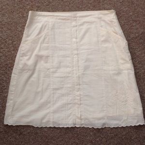 Ben Sherman off white skirt